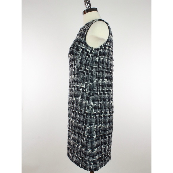 Dolce & Gabbana Tweed Sleeveless Wool Shift Dress - Picture 3 of 8